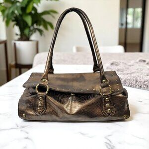 Nine West Bronze Satchel